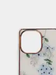 Белый чехол Xiaomi Mi 11, Сяоми Ми 11, силиконовый с мраморным рисунком и цветами