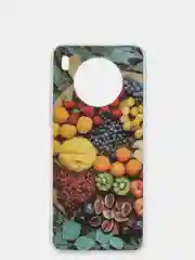 Лесной зеленый чехол Huawei Honor 50 Lite, Хуавей Хонор 50 Лайт, силиконовый, с рисунком