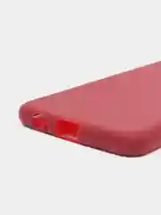 Багровый чехол Samsung Galaxy A8 2018 / Самсунг Галакси А8 2018 силиконовый цветной матовый