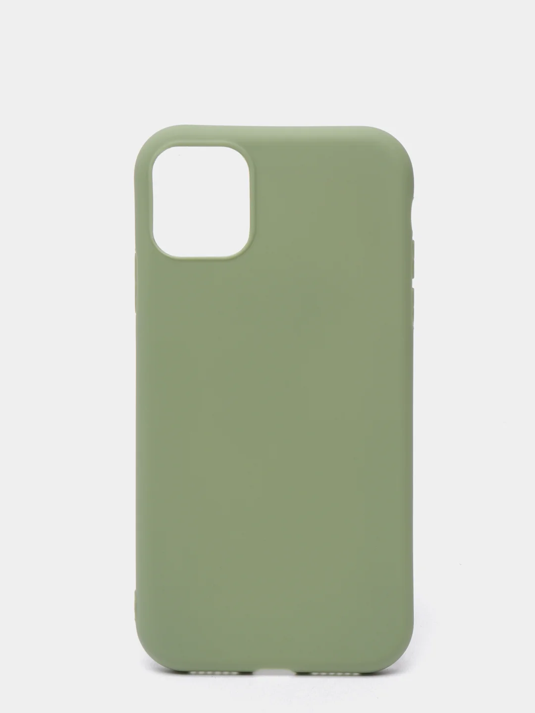 Зеленый чехол iPhone 7/8 SE(2020), 7+/8+, XR, 11, 12 mini, 12/12 pro, 12 pro max, силиконовый