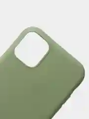 Зеленый чехол iPhone 7/8 SE(2020), 7+/8+, XR, 11, 12 mini, 12/12 pro, 12 pro max, силиконовый