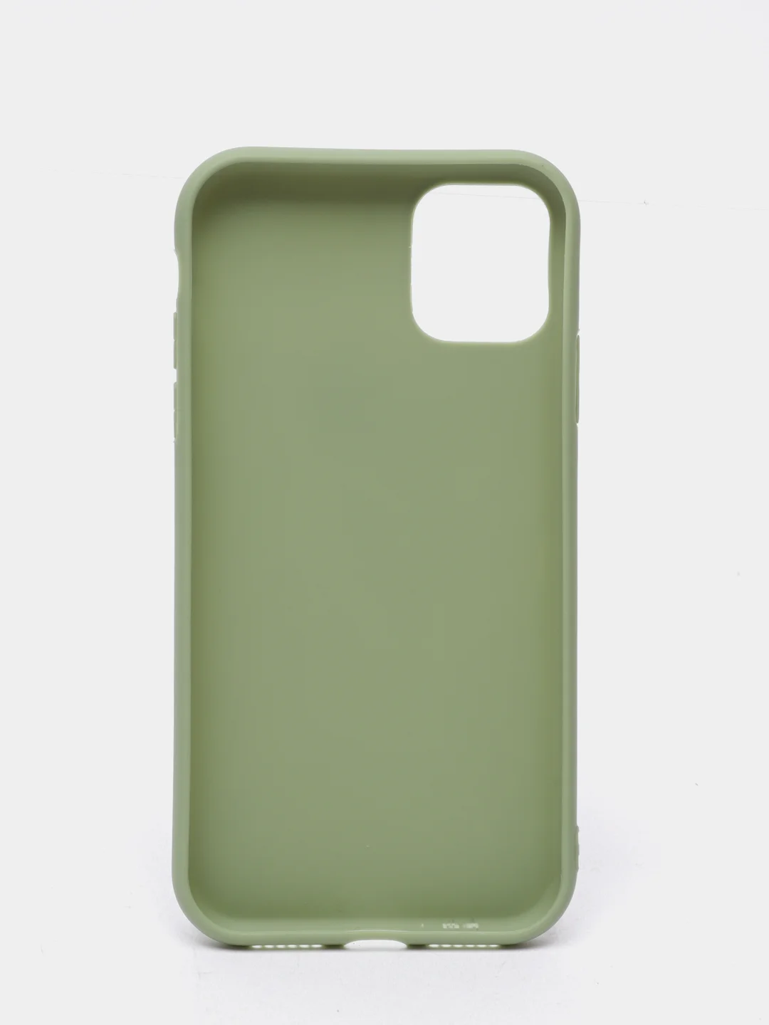 Зеленый чехол iPhone 7/8 SE(2020), 7+/8+, XR, 11, 12 mini, 12/12 pro, 12 pro max, силиконовый