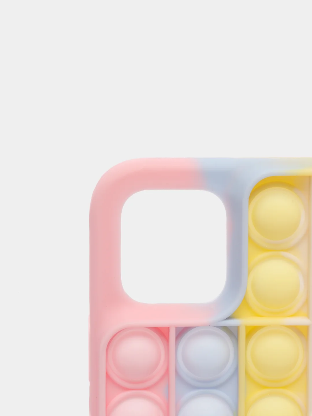 Светло-бежевый чехол iPhone 11, 12 / 12 Pro, XR антистресс Pop it поп ит попит popit