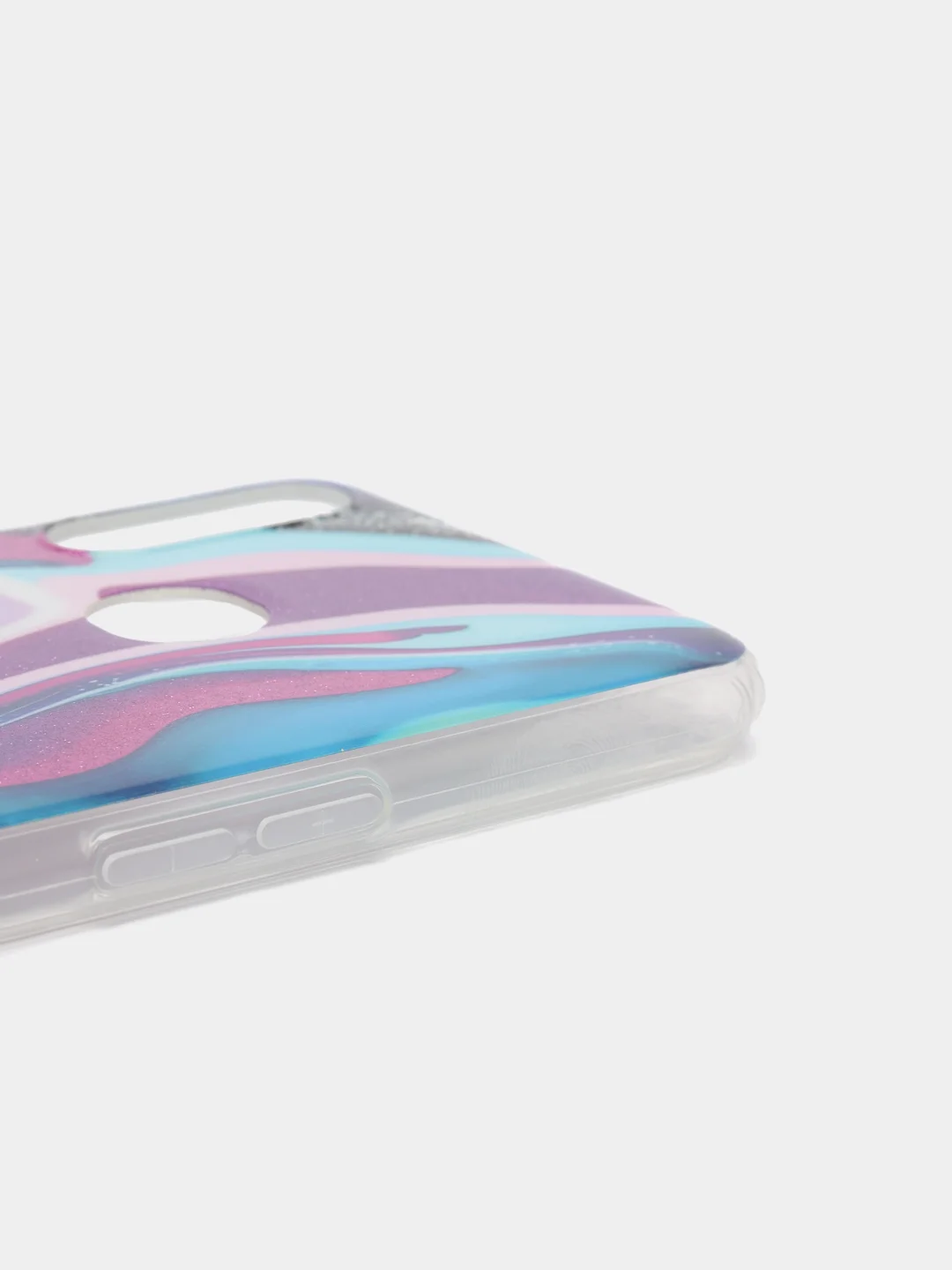 Индиго чехол Samsung Galaxy A10s, Самсунг Галакси А10с силиконовый с мраморным рисунком