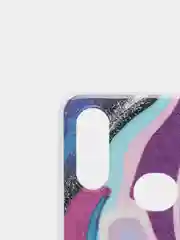 Индиго чехол Samsung Galaxy A10s, Самсунг Галакси А10с силиконовый с мраморным рисунком