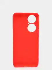 Красный чехол Huawei P50, Хуавей П50 силиконовый цветной матовый
