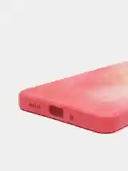 Коралловый меланж чехол Samsung Galaxy A33 (Самсунг Галакси А33) силиконовый с мягким подкладом