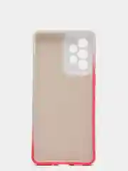 Коралловый меланж чехол Samsung Galaxy A33 (Самсунг Галакси А33) силиконовый с мягким подкладом