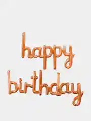 Пудровый гирлянда шар "С днем рождения" надпись Happy Birthday party