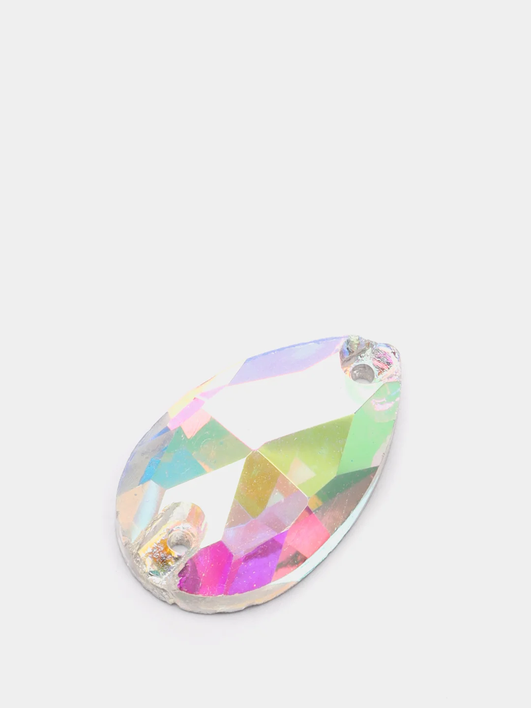 Стразы пришивные Crystal AB капля 10*19 мм