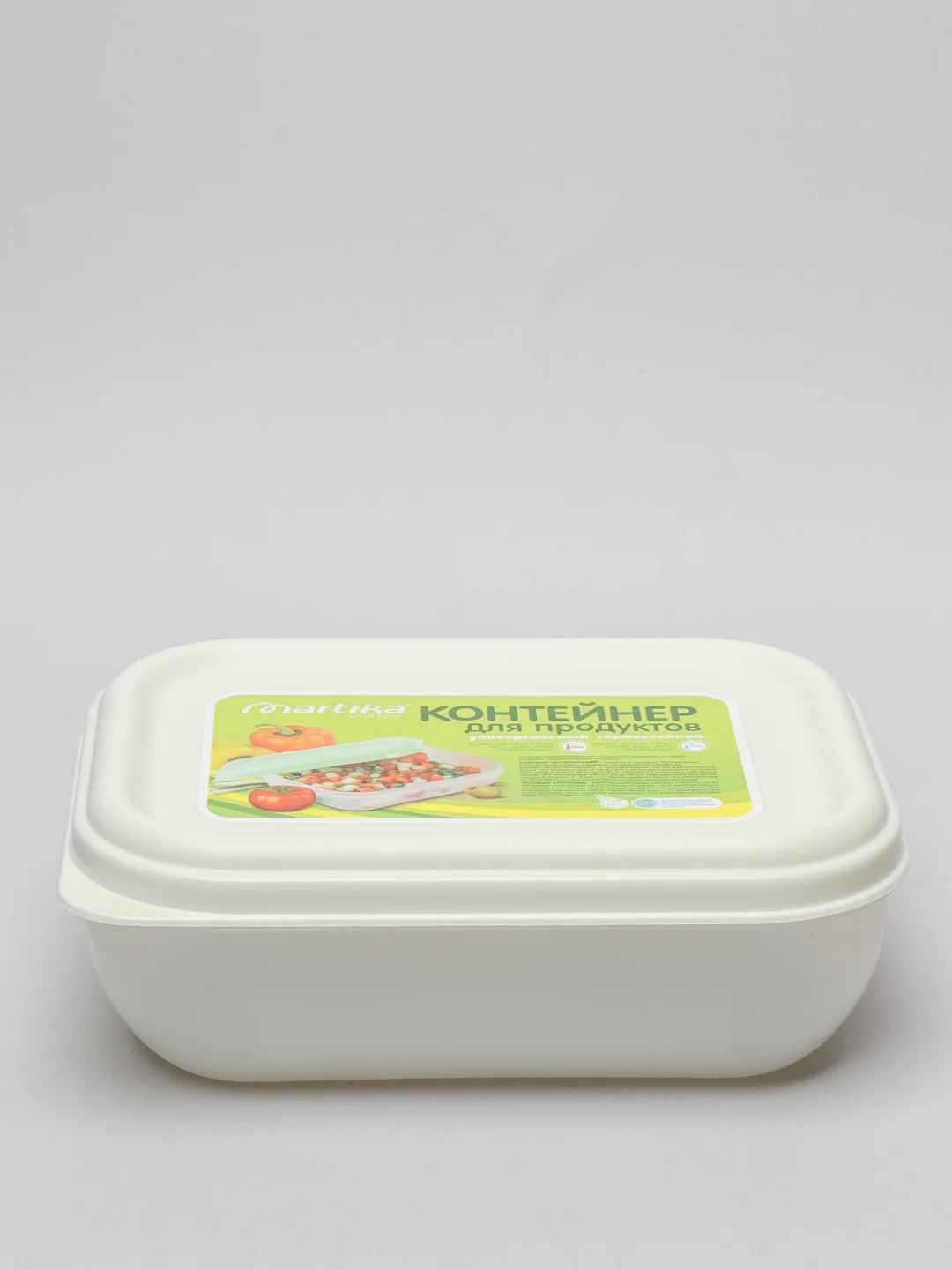 Молочный контейнер для хранения продуктов и СВЧ