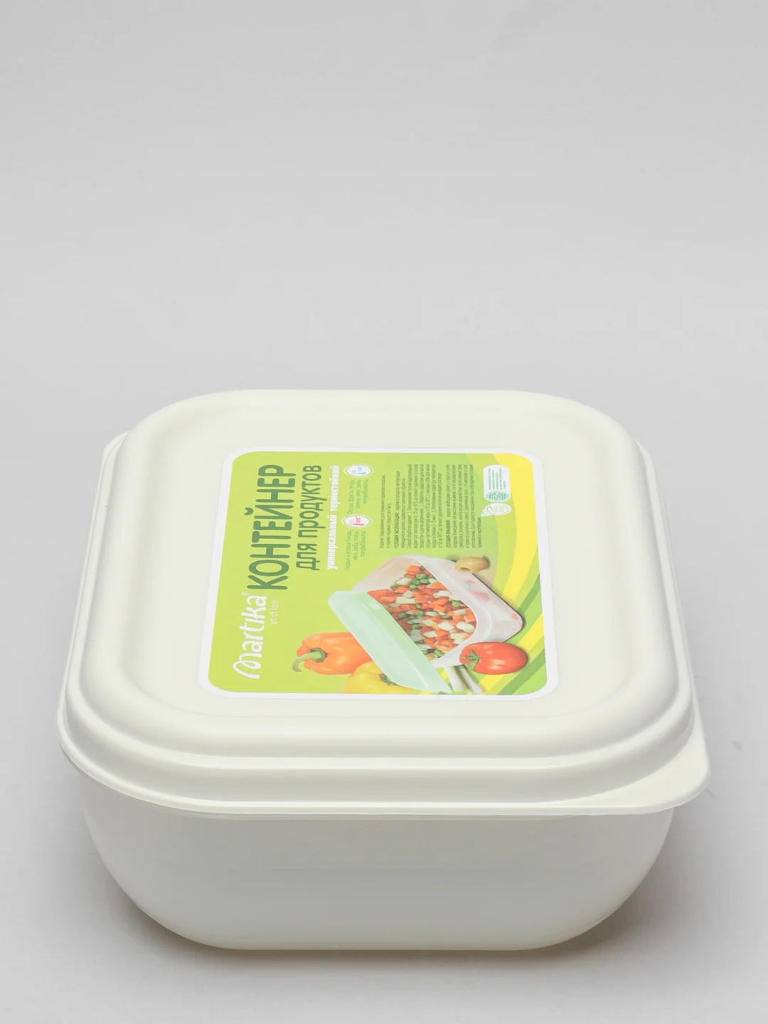 Молочный контейнер для хранения продуктов и СВЧ