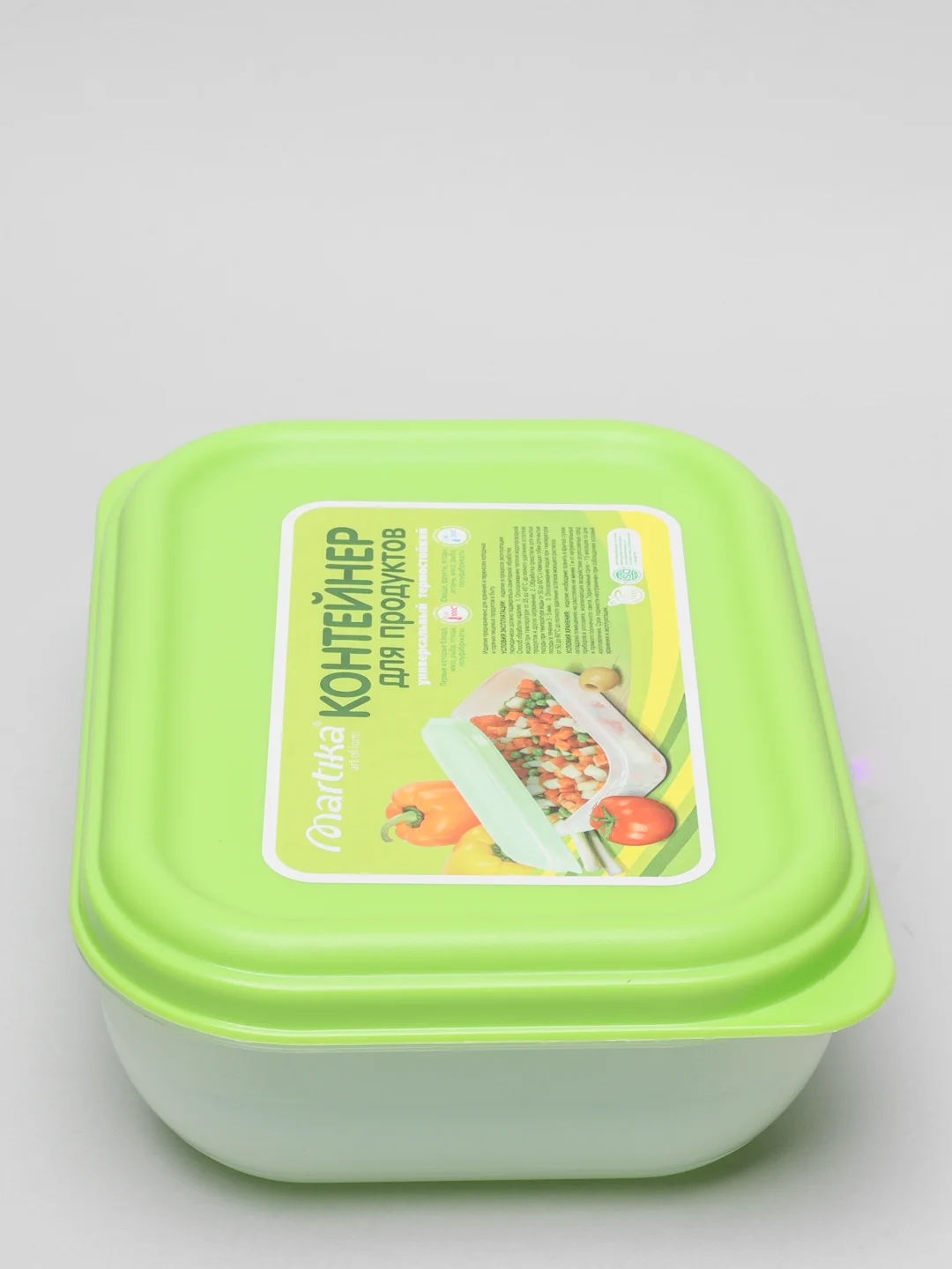 Лайм контейнер для хранения продуктов и СВЧ