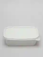 Серебряный контейнер прямоугольный "Романо"