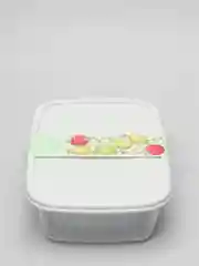 Серебряный контейнер прямоугольный "Романо"