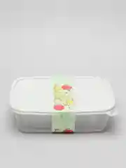 Серебряный контейнер прямоугольный "Романо"