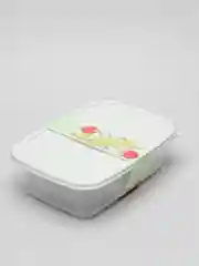 Серебряный контейнер прямоугольный "Романо"
