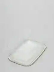 Серебряный контейнер прямоугольный "Романо"