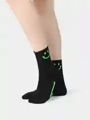 Зеленый носки со смайлом