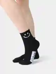 Белый носки со смайлом