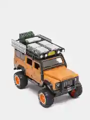 Коричневый металлическая машинка Newao Model 1:28 Land Rover Defender A2833B