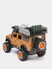 Коричневый металлическая машинка Newao Model 1:28 Land Rover Defender A2833B