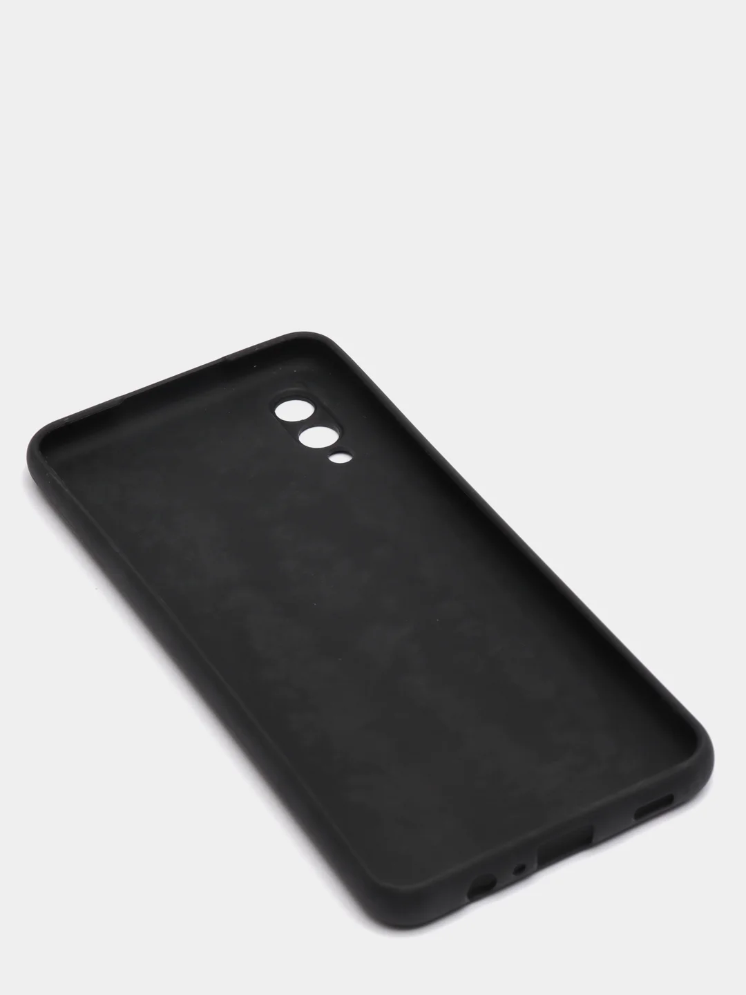 Черный чехол для Samsung Galaxy A02 / M02 2021 / A022F, силиконовый / Самсунг Галакси А02 / М02