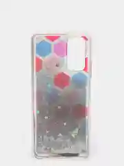 Бирюзовый чехол Huawei Honor 10X Lite, Хонор 10Х Лайт силиконовый переливающийся жидкий с блестками