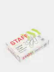 Скрепки STAFF металлические, 100 шт