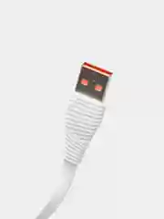Белый кабель для зарядки LENYES LC 25см Lightning , Type-C, micro-USB