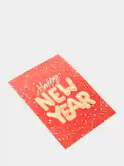 Открытка-мини "Happy New Year", 7,5 х 10,5 см