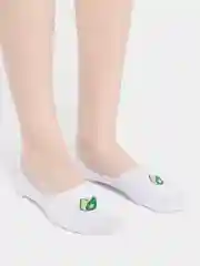 Белый женские цветные носки