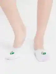 Белый женские цветные носки