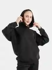 Черный худи с капюшоном