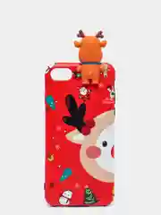 Алый чехол "Happy New Year" 2 для iPhone 6/6s 7/8 Plus XR XS 11 Pro 12 Pro mini