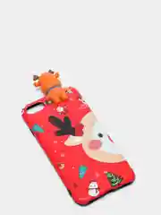 Алый чехол "Happy New Year" 2 для iPhone 6/6s 7/8 Plus XR XS 11 Pro 12 Pro mini