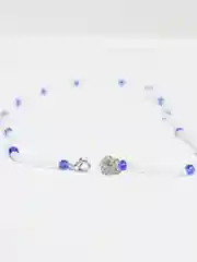 Алый чокер/колье/ожерелье/бусы из бусин на застёжке "Егоза"