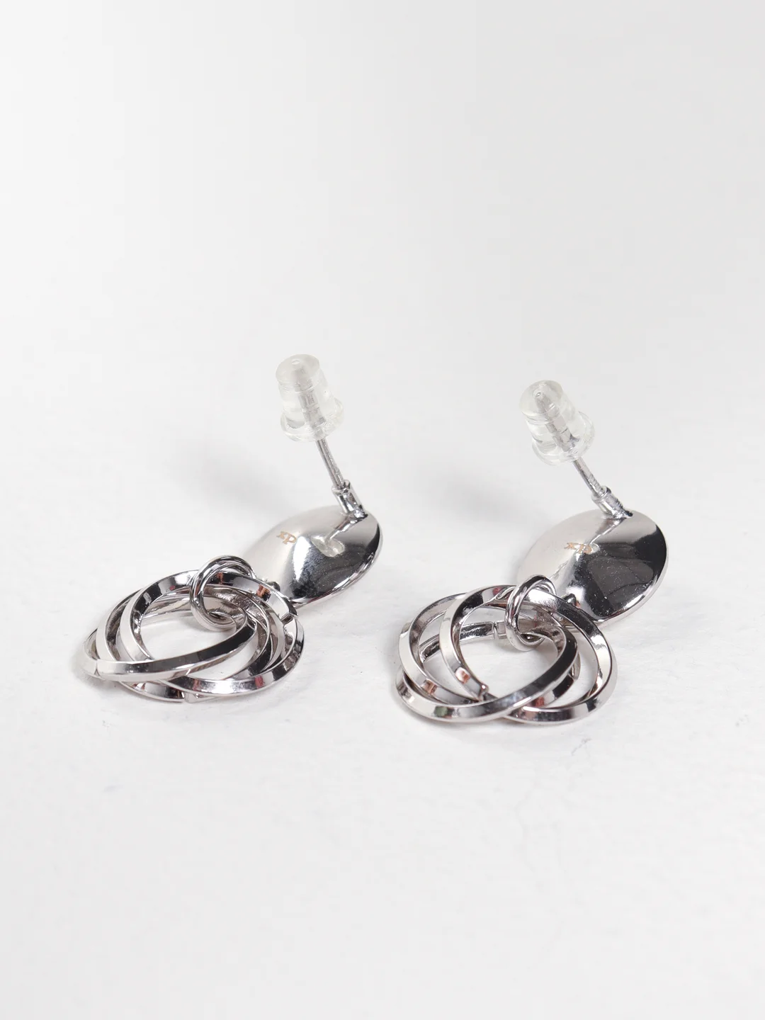 Серьги-гвоздики с крупным камнем Swarovski, Xuping
