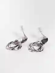 Серьги-гвоздики с крупным камнем Swarovski, Xuping