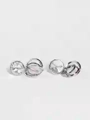 Серьги-гвоздики с крупным камнем Swarovski, Xuping