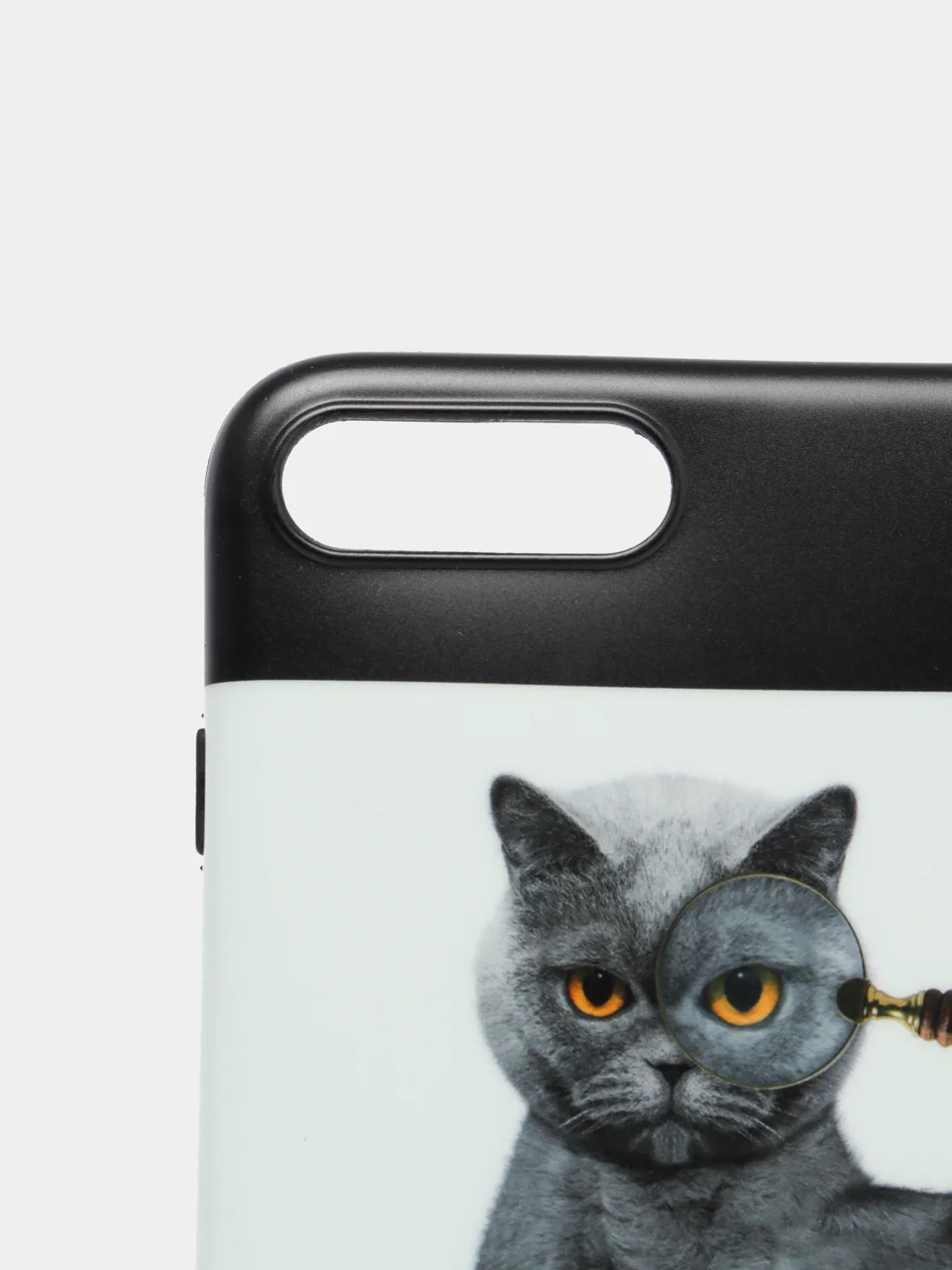 Тёмно-коричневый чехол для iPhone 6/6plus, 7-8 / 7-8plus "Животные"