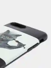 Тёмно-коричневый чехол для iPhone 6/6plus, 7-8 / 7-8plus "Животные"