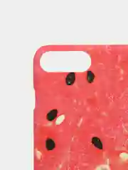 Вишнёвый чехол "Растения" для iPhone 6  / 7 / 8 / 6 Plus / 7 Plus / 8 Plus