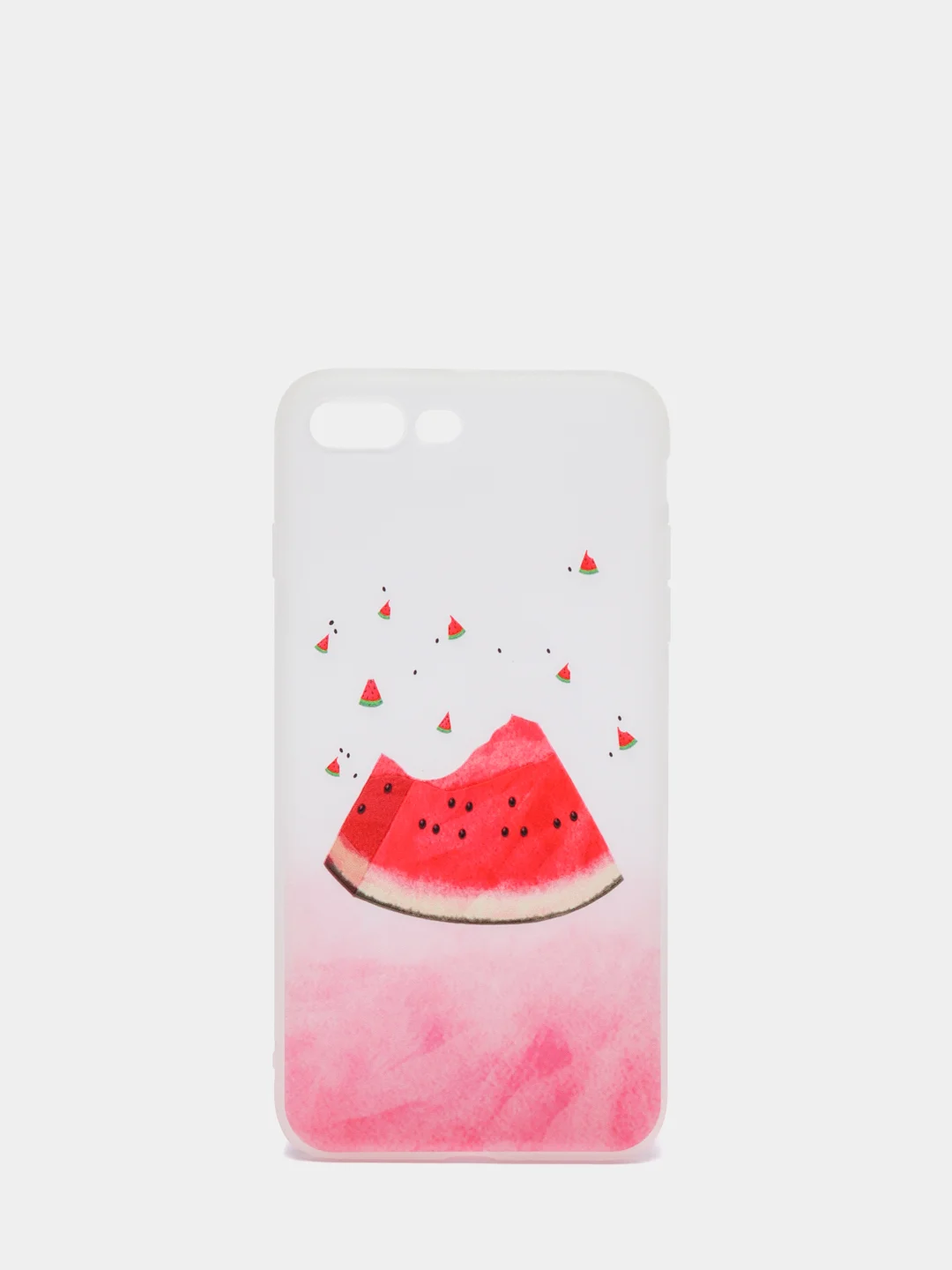 Алый чехол "Растения" для iPhone 6 / 7 / 8 / 6 Plus / 7 Plus / 8 Plus