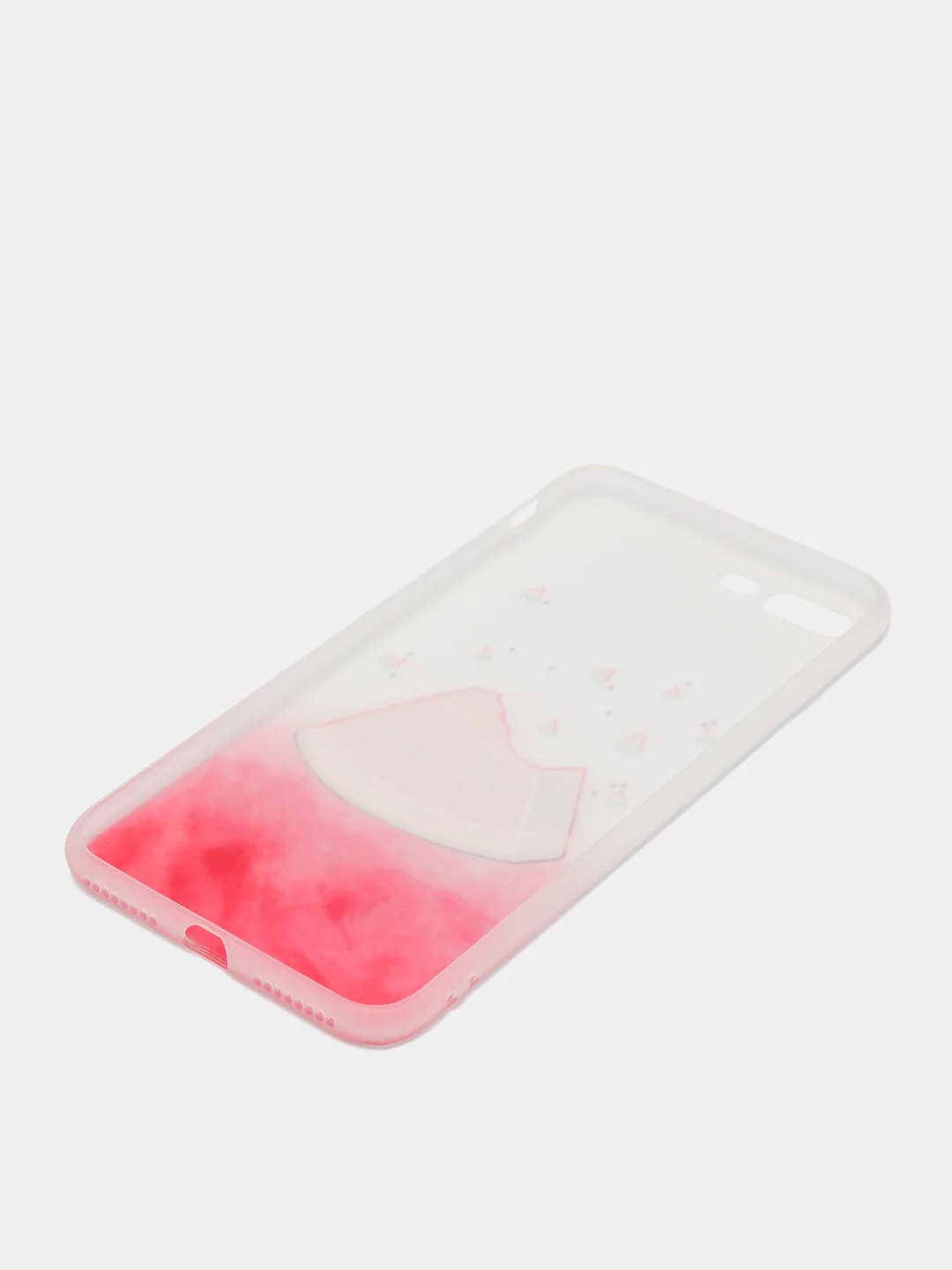 Алый чехол "Растения" для iPhone 6 / 7 / 8 / 6 Plus / 7 Plus / 8 Plus