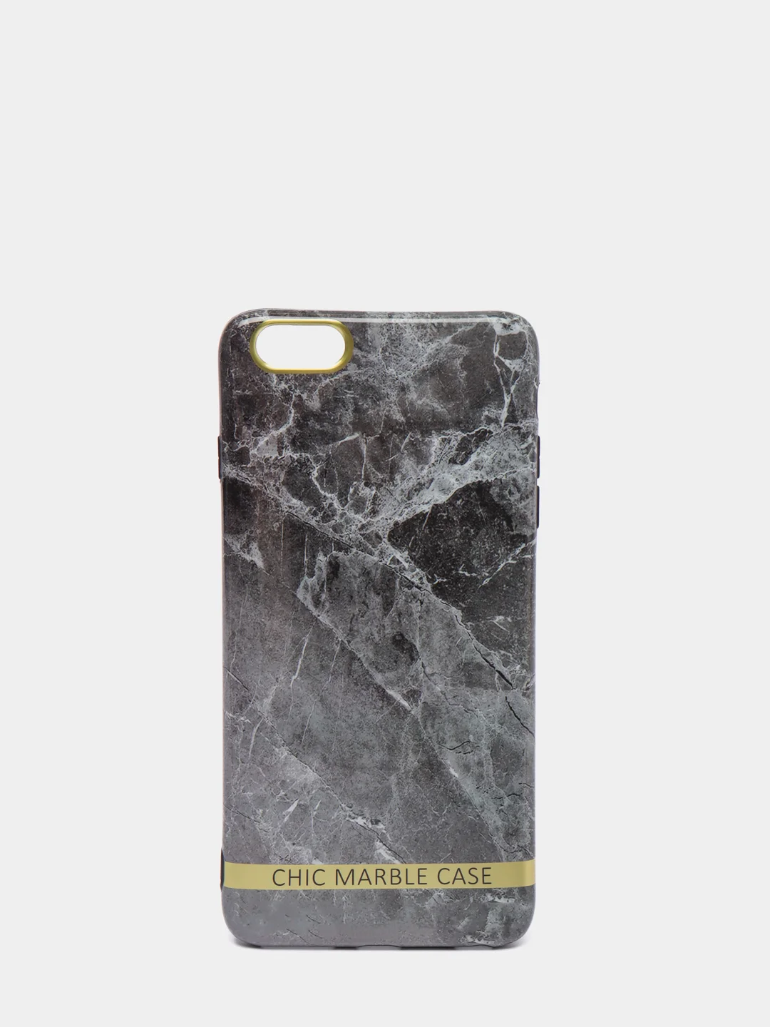 Серый чехол для iPhone 6 / 6plus, 7-8 / 7-8plus "Принты"