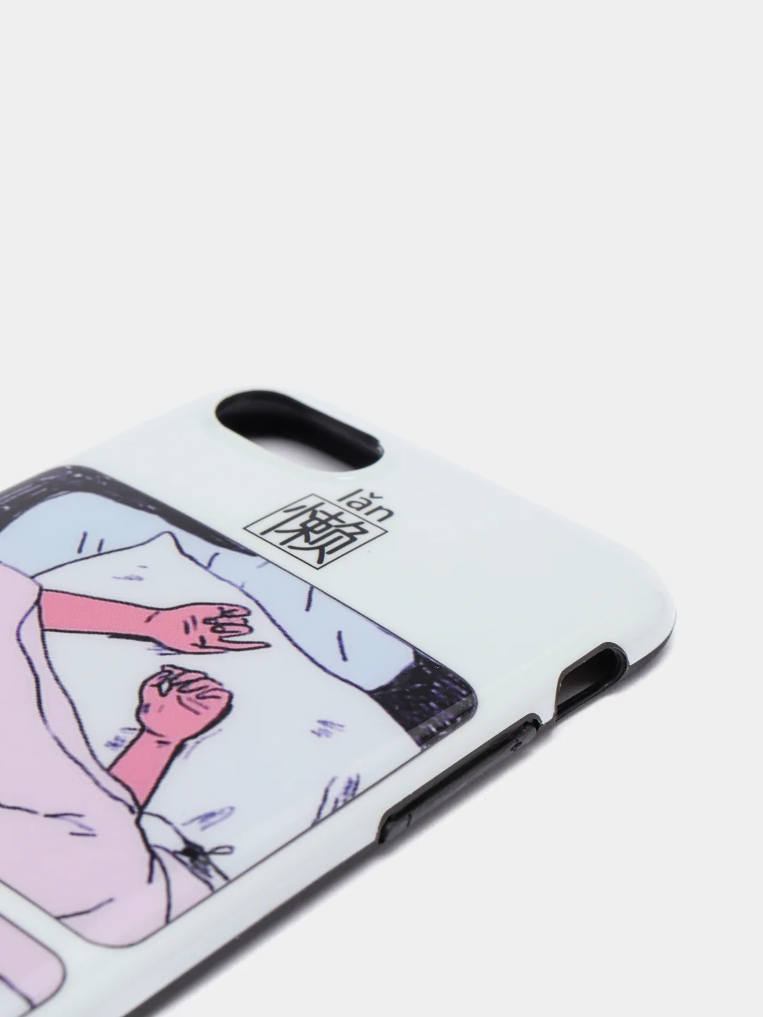 Кремовый чехол для iPhone 6 / 6plus, 7-8 / 7-8plus "Принты"