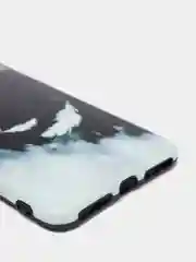Синий меланж чехол для iPhone 6/6plus, 7-8 / 7-8plus "Животные"