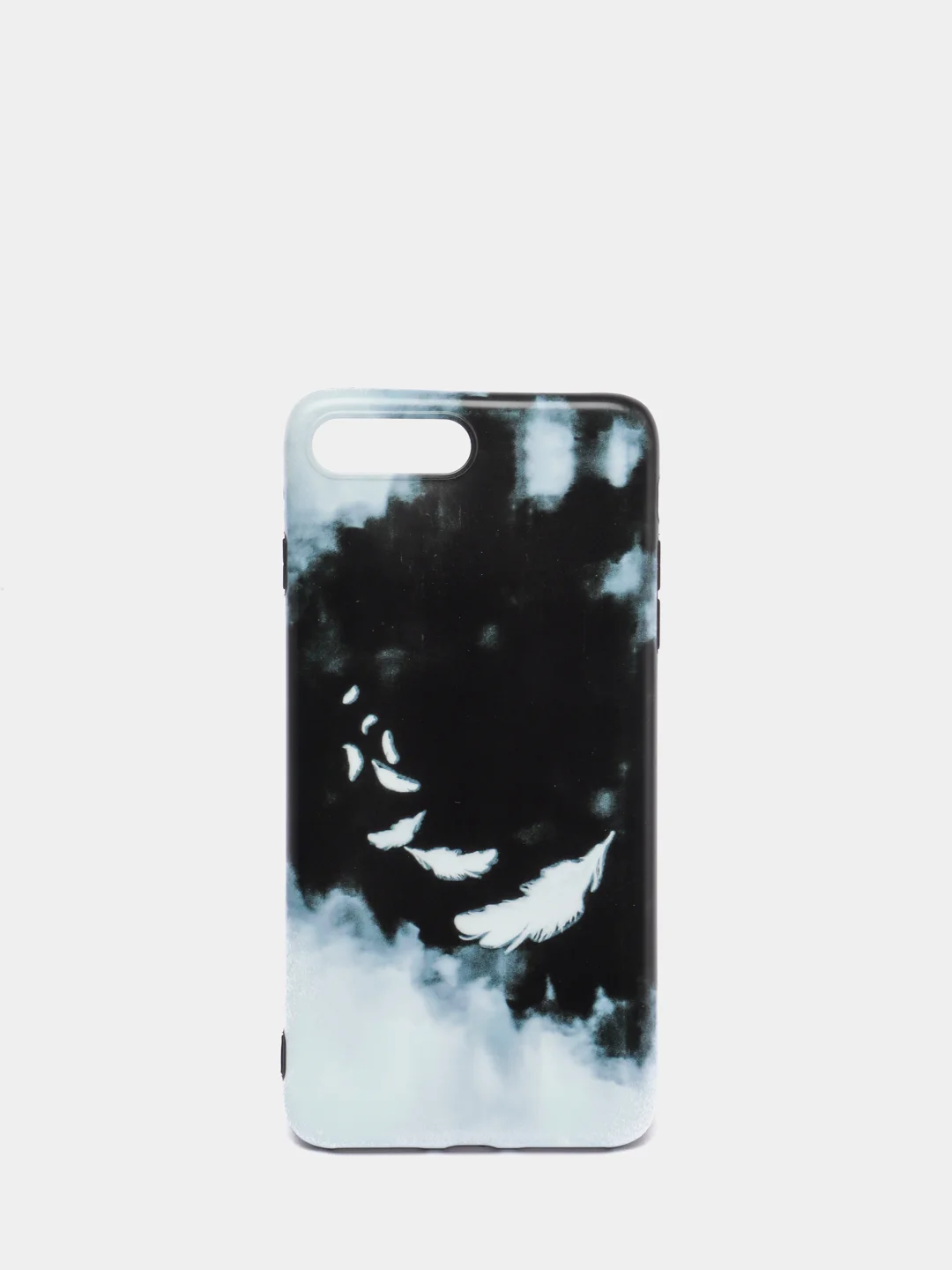 Синий меланж чехол для iPhone 6/6plus, 7-8 / 7-8plus "Животные"