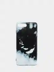 Синий меланж чехол для iPhone 6/6plus, 7-8 / 7-8plus "Животные"